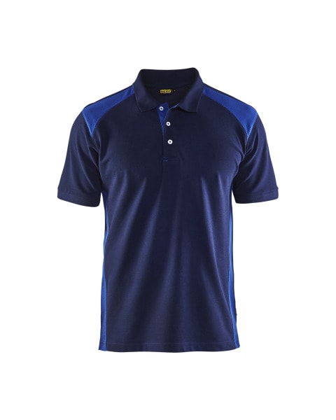 BLAKLAEDER - Polo ShirtMarineblau/Kornblau XXXL