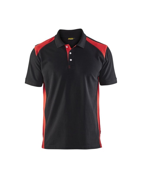 BLAKLAEDER - Polo ShirtSchwarz/Rot L