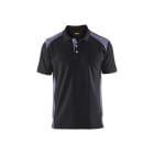 BLAKLAEDER - Polo ShirtSchwarz/Grau XL