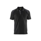 BLAKLAEDER - Polo ShirtSchwarz/Mittelgrau XXXL