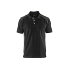 BLAKLAEDER - Polo ShirtSchwarz/Dunkelgrau XL