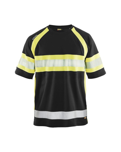 BLAKLAEDER - UV T-Shirt High VisSchwarz/Gelb XS