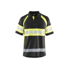 BLAKLAEDER - UV Polo Shirt High Vis Klasse 1Schwarz/Gelb S