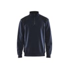 BLAKLAEDER - Sweater mit Half-Zip 2-farbigDunkel Marineblau/Schwarz XS