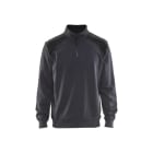 BLAKLAEDER - Sweater mit Half-Zip 2-farbigMittelgrau/Schwarz M