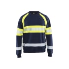 BLAKLAEDER - High Vis SweaterMarineblau/ High Vis Gelb XS