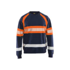 BLAKLAEDER - High Vis SweaterMarineblau/Orange M