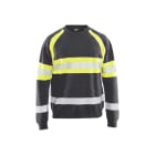 BLAKLAEDER - High Vis SweaterMittelgrau/High Vis Gelb L