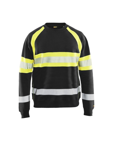 BLAKLAEDER - High Vis SweaterSchwarz/Gelb XXL
