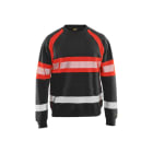 BLAKLAEDER - High Vis SweaterSchwarz/High Vis Rot M