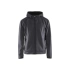 BLAKLAEDER - Hoodie mit ReißverschlussMittelgrau/Schwarz XXL