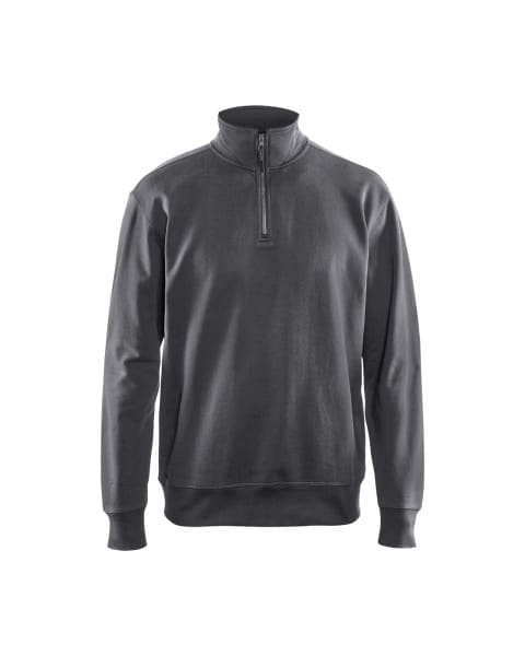 BLAKLAEDER - Sweatshirt mit Half-ZipDunkelgrau L
