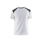 BLAKLAEDER - T-ShirtWeiß/Dunkelgrau L