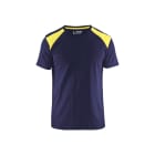 BLAKLAEDER - T-ShirtMarineblau/Gelb XXXL