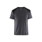 BLAKLAEDER - T-ShirtMittelgrau/Schwarz 4XL