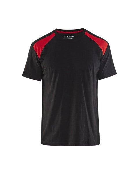 BLAKLAEDER - T-ShirtSchwarz/Rot 4XL