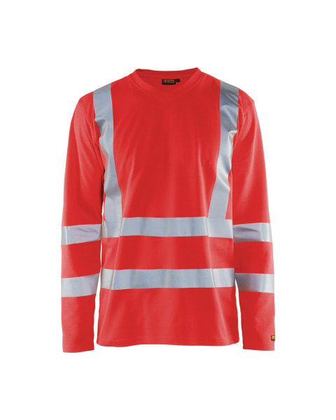 BLAKLAEDER - UV Shirt High Vis LangarmHigh Vis Rot XXXL