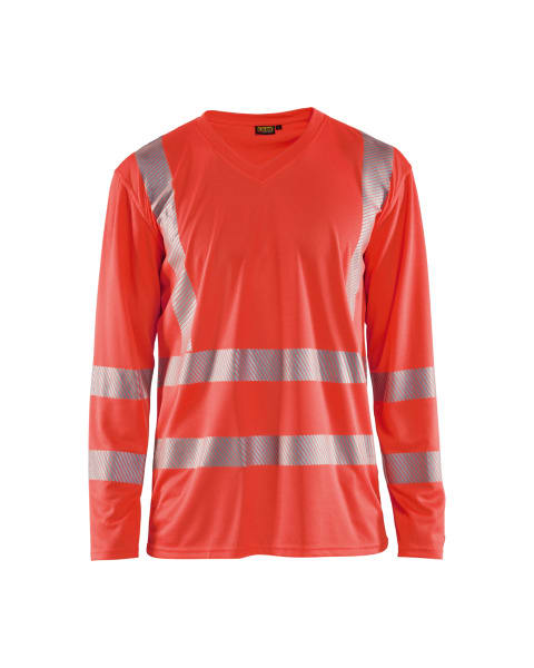 BLAKLAEDER - UV Shirt High Vis LangarmHigh Vis Rot S