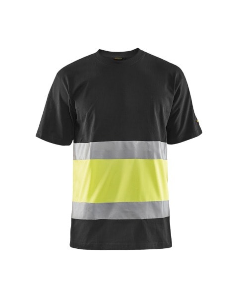 BLAKLAEDER - High Vis T-ShirtSchwarz/Gelb 4XL