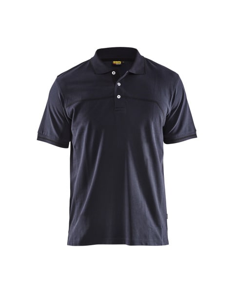 BLAKLAEDER - Polo ShirtDunkel Marineblau/Schwarz XS