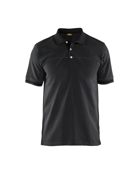 BLAKLAEDER - Polo ShirtSchwarz/Dunkelgrau XXL