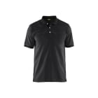 BLAKLAEDER - Polo ShirtSchwarz/Dunkelgrau XXXL