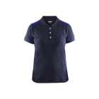 BLAKLAEDER - Damen Polo ShirtMarineblau/Kornblau S