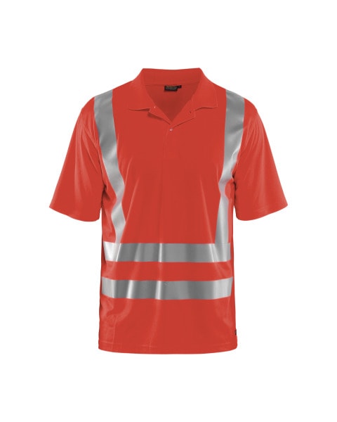 BLAKLAEDER - UV Polo Shirt Hi-VisHigh Vis Rot XXL