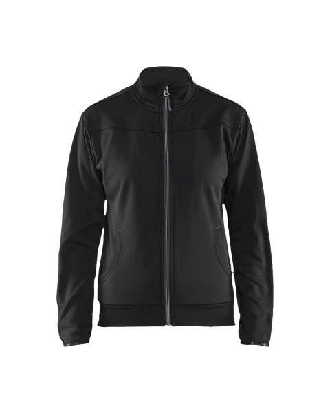 BLAKLAEDER - Damen Sweatshirt mit ReißverschlussSchwarz/Dunkelgrau L