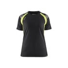 BLAKLAEDER - Damen T-ShirtSchwarz/Gelb XXXL
