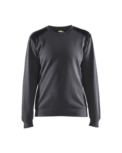 BLAKLAEDER - Damen SweatshirtMittelgrau/Schwarz XXL