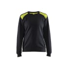 BLAKLAEDER - Damen SweatshirtSchwarz/Gelb S