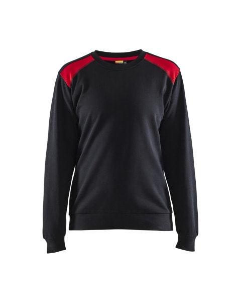 BLAKLAEDER - Damen SweatshirtSchwarz/Rot S