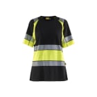 BLAKLAEDER - Damen High Vis T-ShirtSchwarz/Gelb XS