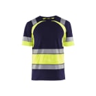 BLAKLAEDER - High Vis T-ShirtMarineblau/Gelb M