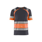BLAKLAEDER - High Vis T-ShirtMittelgrau/High Vis Orange 4XL