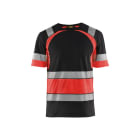 BLAKLAEDER - High Vis T-ShirtSchwarz/High Vis Rot XXL