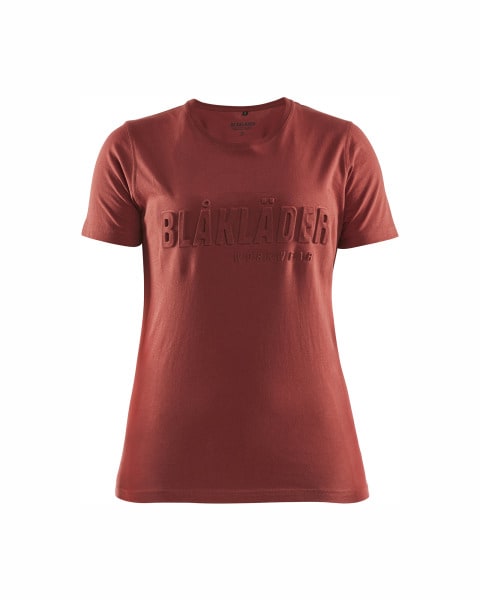 BLAKLAEDER - Damen T-Shirt 3DRostrot L