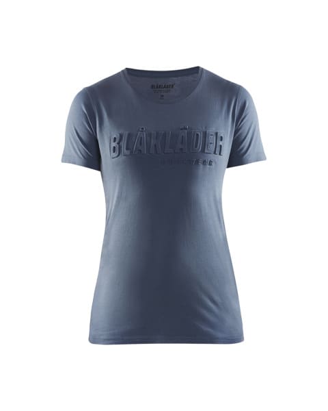 BLAKLAEDER - Damen T-Shirt 3DTaubenblau XXL