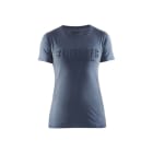 BLAKLAEDER - Damen T-Shirt 3DTaubenblau XXL