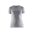 BLAKLAEDER - Damen T-Shirt 3DGrau Melange M