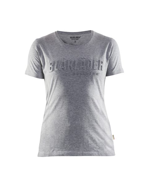 BLAKLAEDER - Damen T-Shirt 3DGrau Melange XXXL