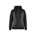 BLAKLAEDER - Damen Hybrid SweaterSchwarz/Gelb L