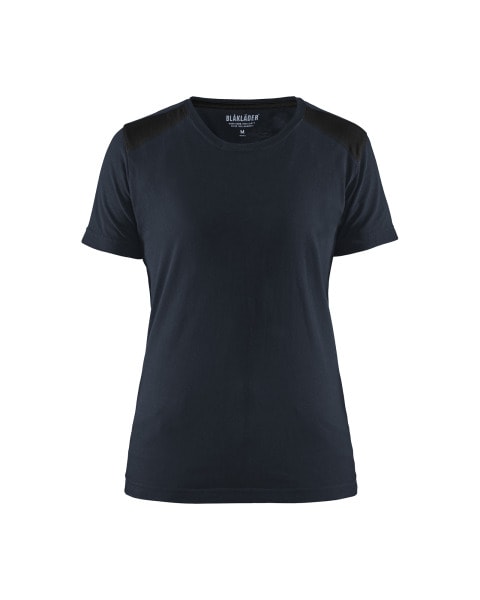 BLAKLAEDER - Damen T-ShirtDunkel Marineblau/Schwarz S