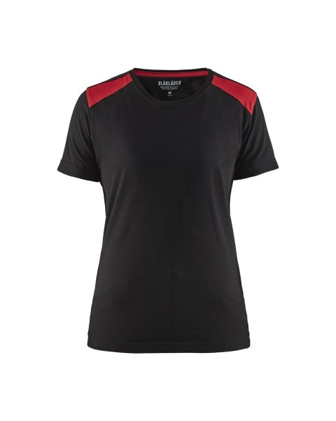 BLAKLAEDER - Damen T-ShirtSchwarz/Rot XL