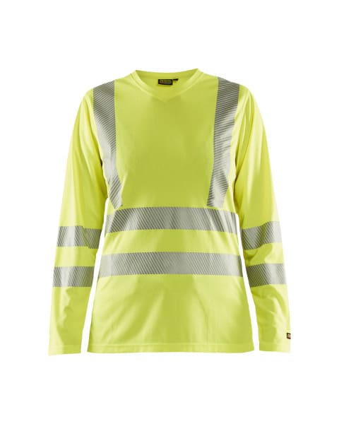 BLAKLAEDER - Damen UV Shirt High Vis langarmHigh Vis Gelb XS