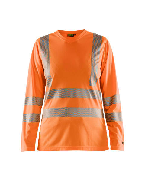 BLAKLAEDER - Damen UV Shirt High Vis langarmHigh Vis Orange L