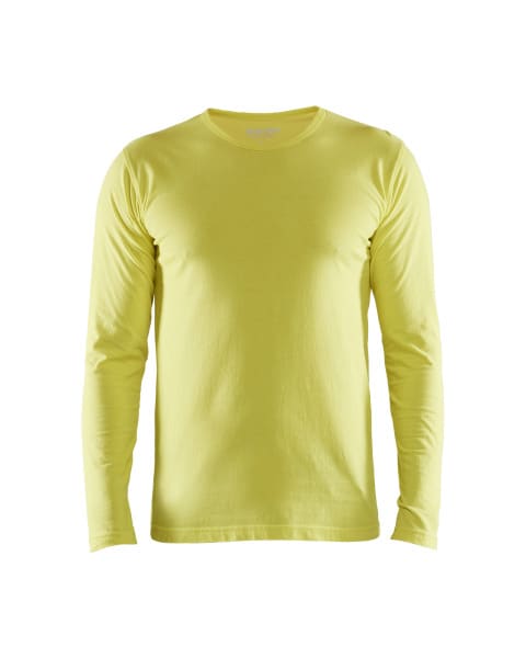BLAKLAEDER - Langarm T-ShirtHigh Vis Gelb 4XL