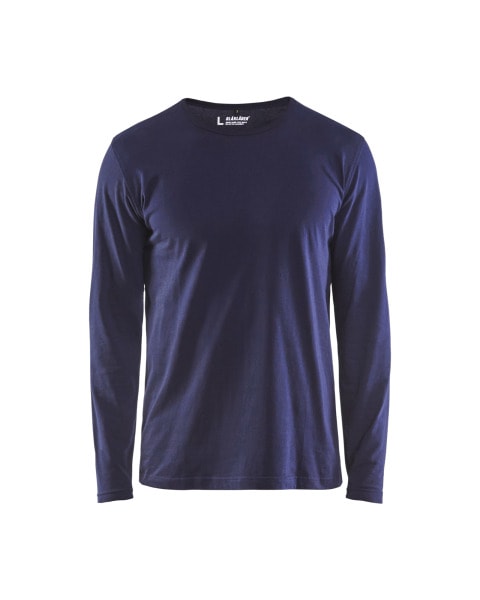 BLAKLAEDER - Langarm T-ShirtMarineblau XL