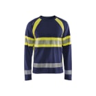BLAKLAEDER - High Vis Shirt langärmeligMarineblau/Gelb XS